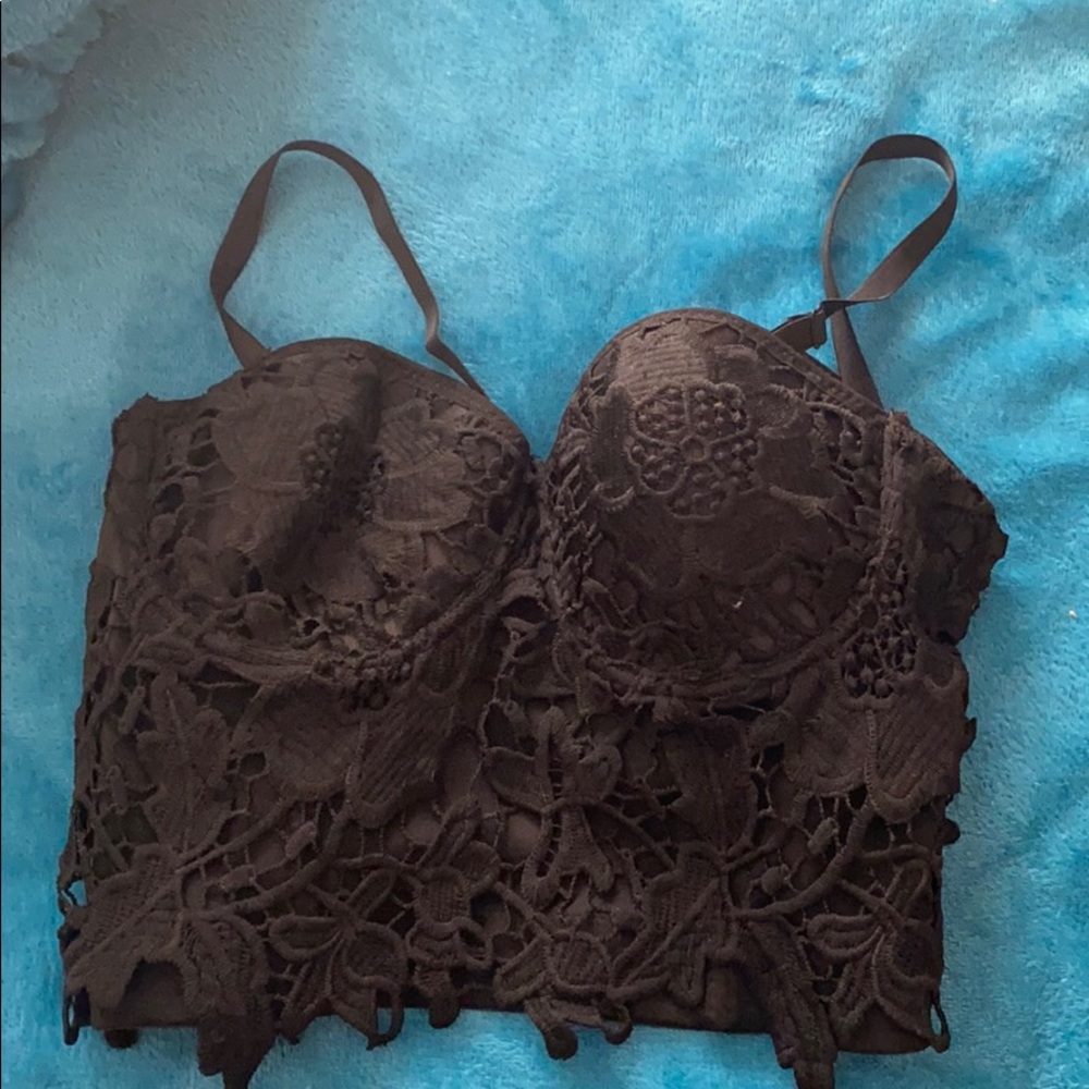 Black Party (waist trainer/corset) Top.